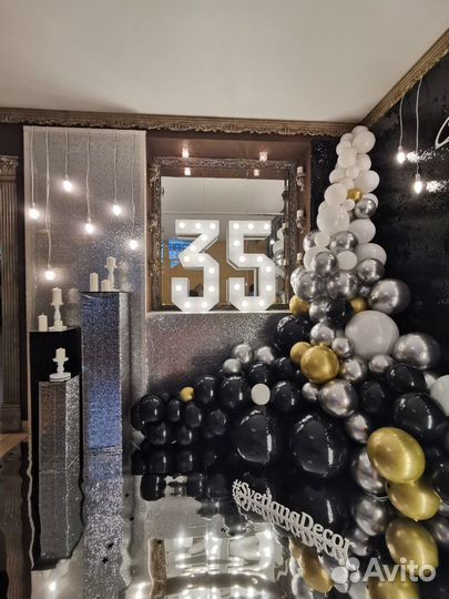 Цифры на день рождения. Цифры для декора