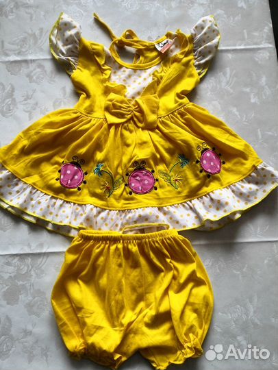 Платье для девочки новое 98 см