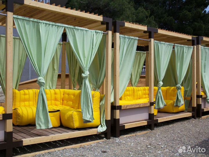 Беседки и навесы в стиле loft по Вашим размерам