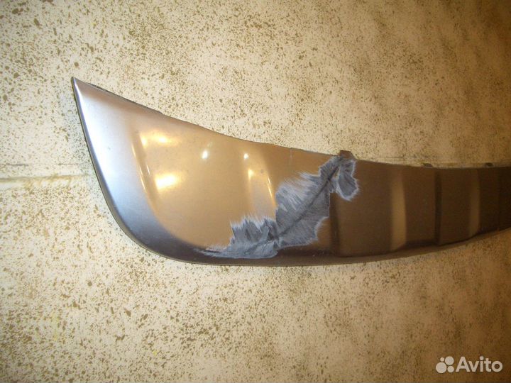 Накладка заднего бампера Киа Соренто Прайм с14