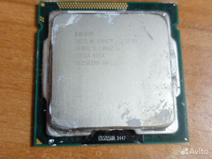 Процессор intel core i3 2100