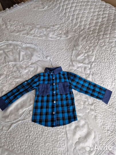 Рубашка на мальчика 98