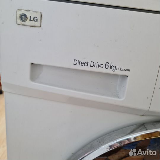 Стиральная машинка LG F1222NDR 6 кг