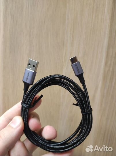 Кабель Ugreen type c. новый 1.5м