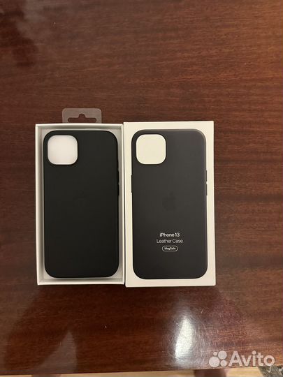 Оригинальный кожаный чехол для iPhone 13