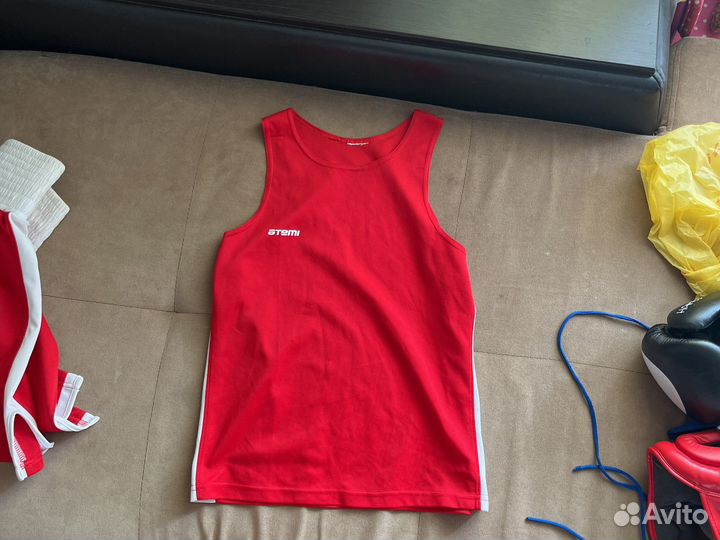 Боксерская форма детская красная