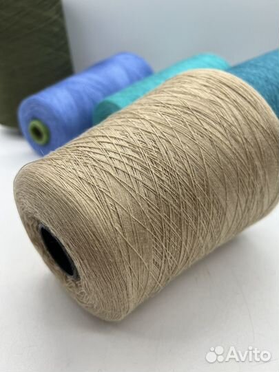 Хлопок с модалем Пряжа на бобинах Италия