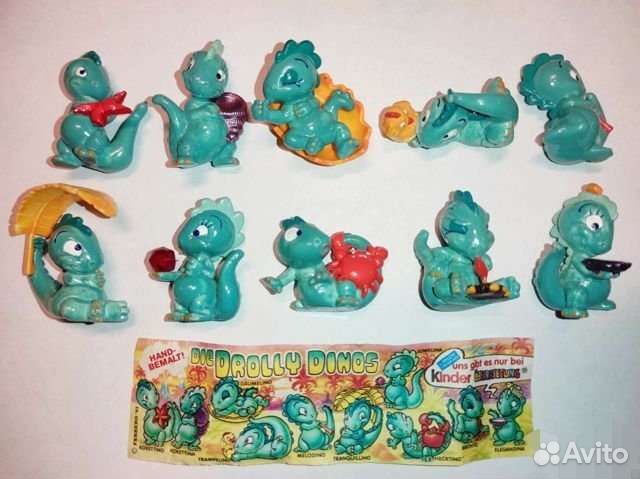 Киндер Сюрприз Дино пляжные