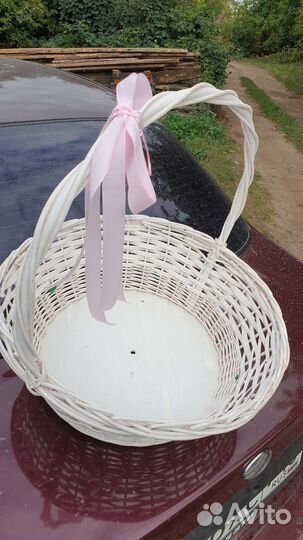 Корзина плетеная для цветов