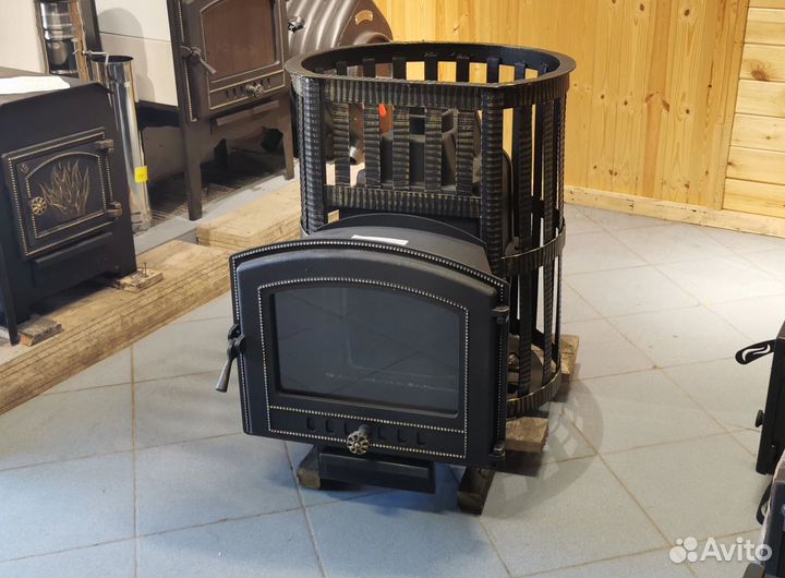 Чугунная печь для бани