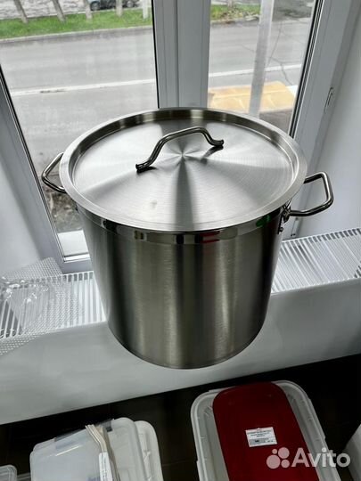 Кастрюля нержавейка 35л индукция