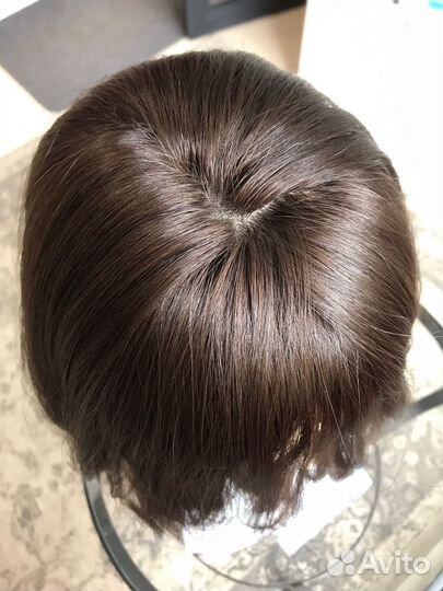 Парик на шёлке из натуральных волос