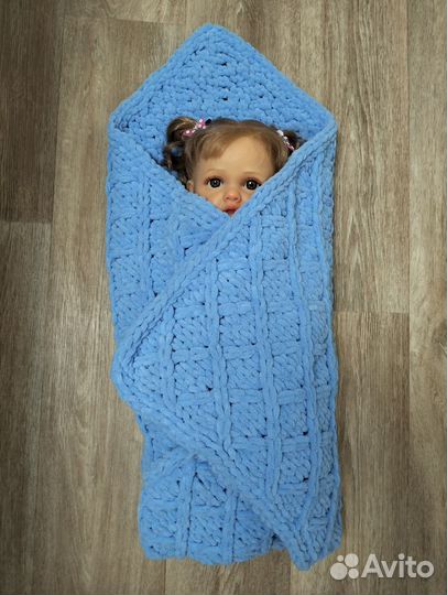 Плед детский плюшевый новый