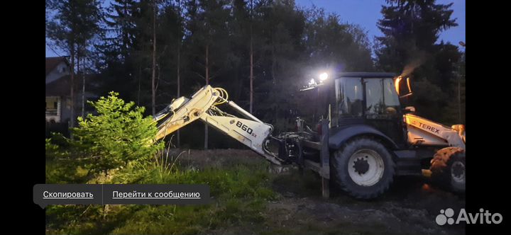 Услуги аренды трактора, экскаватора погрузчика