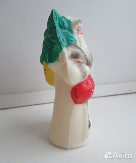 Дед мороз, h - 12 см,дутыш, родная краска, СССР