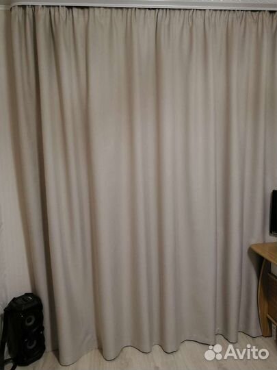 Плотная турецкая штора блэкаут 380х243 см