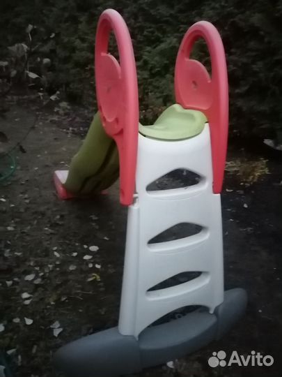 Детская горка пластиковая Smoby уличная