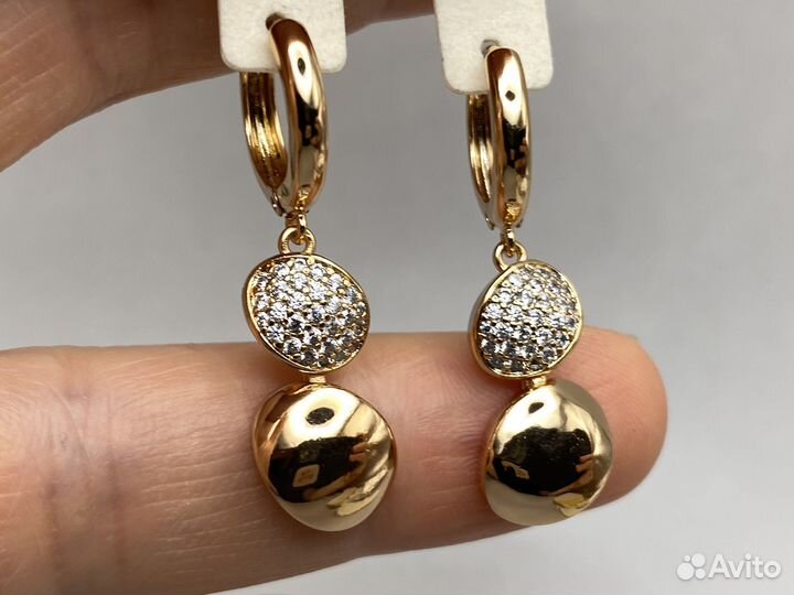 Серьги длинные