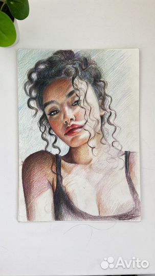 Портрет по фото карандашом