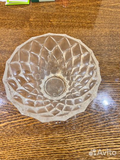 Хрусталь СССР 2 салатницы, конфетницы