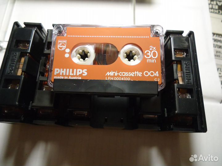 Миникассеты philips 6xlfh 0004/00 2x30 min
