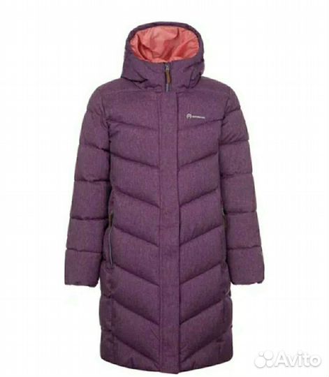Зимняя удлинённая куртка для девочки 146-152
