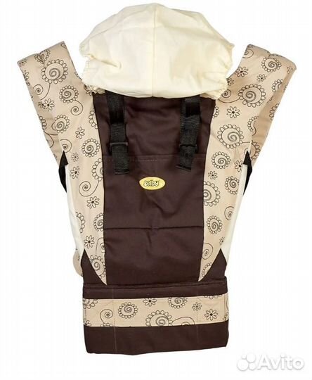 Рюкзак-кенгуру Selby Freedom шоколад/бежевый