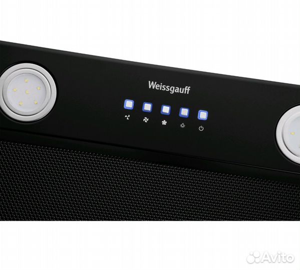 Вытяжка встраиваемая weissgauff dabih 60 bl черная