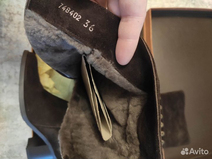 Новые женские зимние сапоги Baldinini 36