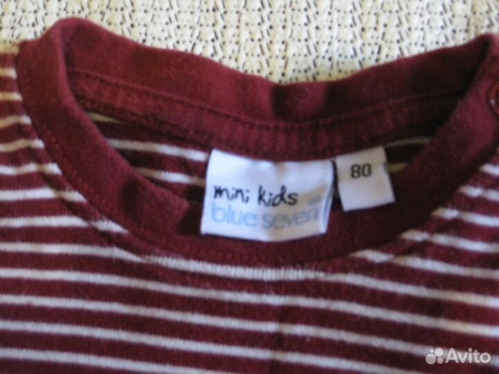 Футболка с длинным рукавом р.86