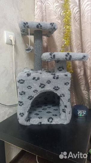 Домик для кошки с когтеточкой