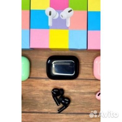 Наушники airpods pro tws. Новые. Черные