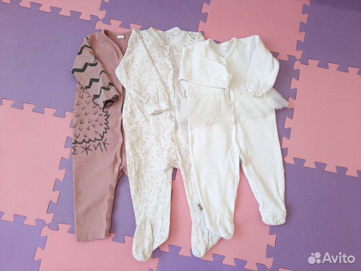 Вещи пакетом для девочки 68-74 размер