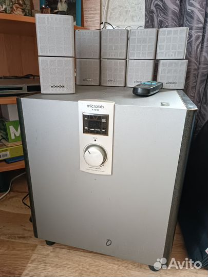 Сабвуфер с колонками 5 шт