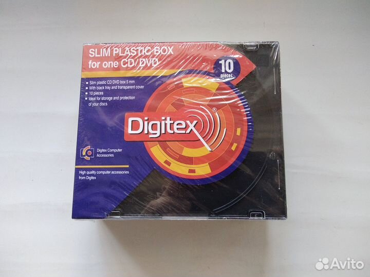 Пластиковые боксы для сд/двд. 5 мм