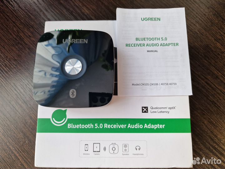 Bluetooth RCA приемник 5.0 aptX HD