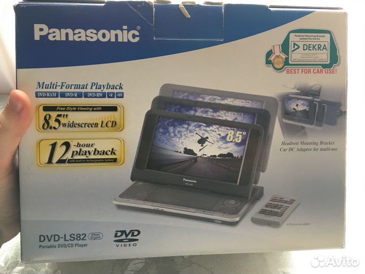 Портативный dvd проигрыватель Panasonic LS-82