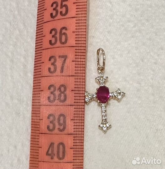 Золотой крест 585 пробы