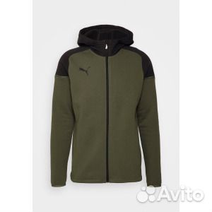 Толстовка на молнии Puma, зеленый