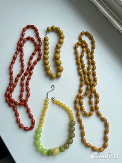 Бусы разные винтаж