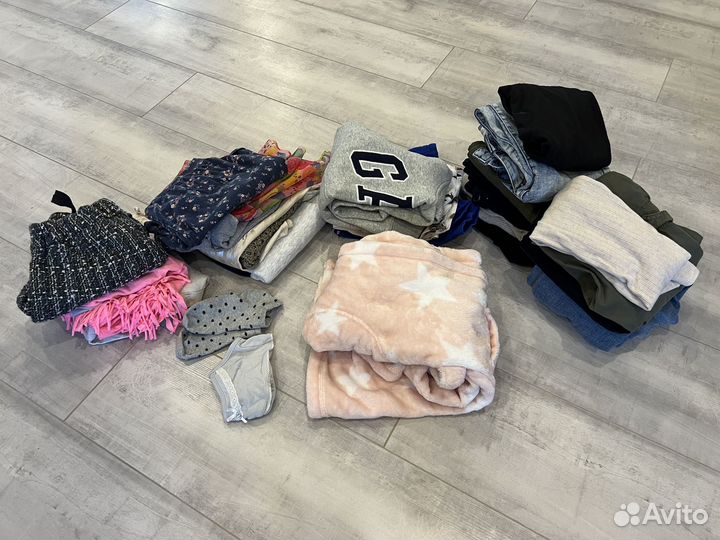 Вещи пакетом на девочку 116-134