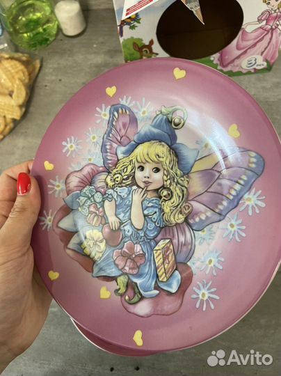 Набор детской посуды, форфор