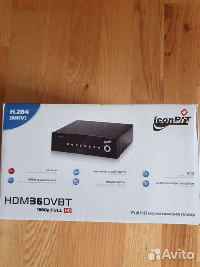 Мультимедиа плеер iconBIT HDM36 DVB-T