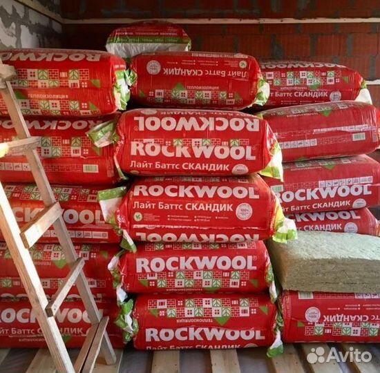 Rockwool лайт баттс скандик 50мм