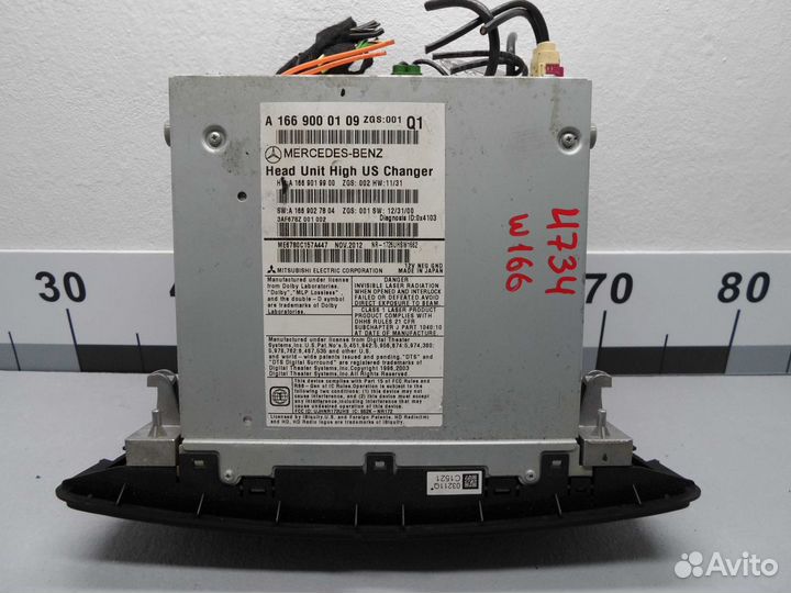 Магнитола Mercedes M-klasse W166 1669000109