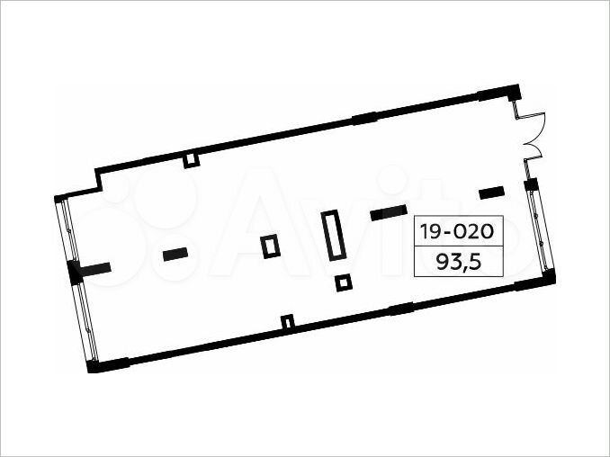 Аренда, торговое помещение, площадь 94 кв.м
