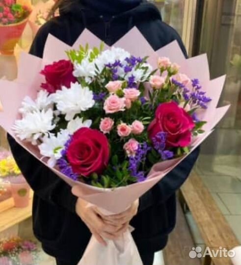 Букет с альстромерией, доставка