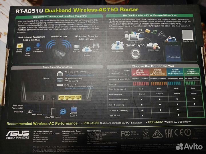 Роутер asus rt-AC51U