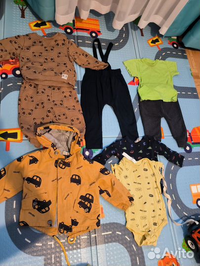 Вещи пакетом на мальчика 80 р