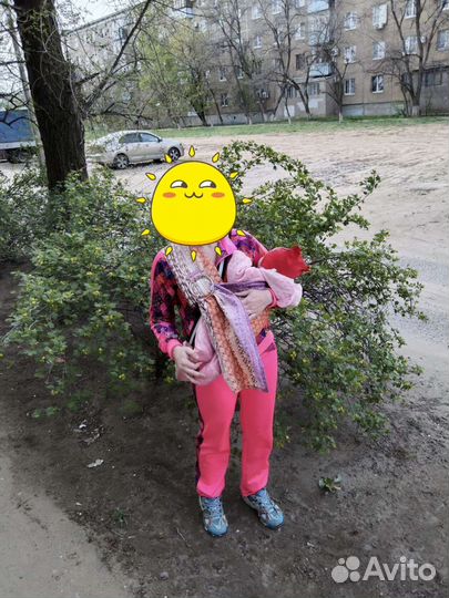 Слинг шарф с кольцами